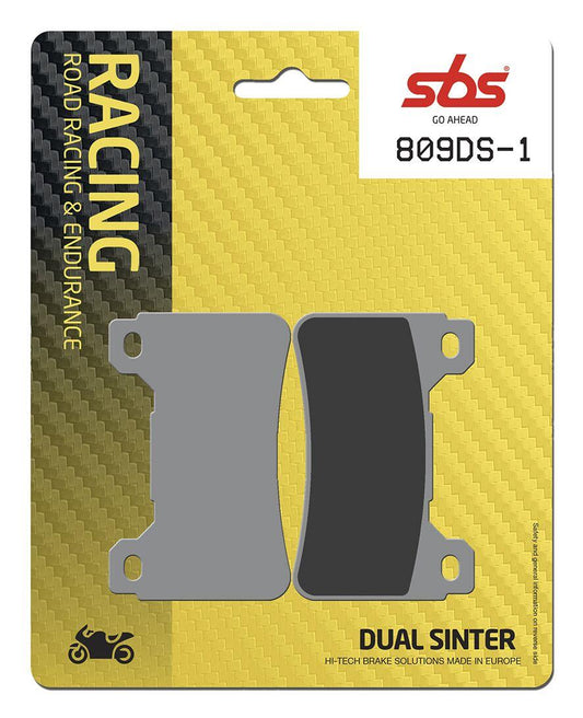 Sbs DS Racing Dual Sintered Brake Pads For Honda CBR 600 RR 2004-2018 809DS-1