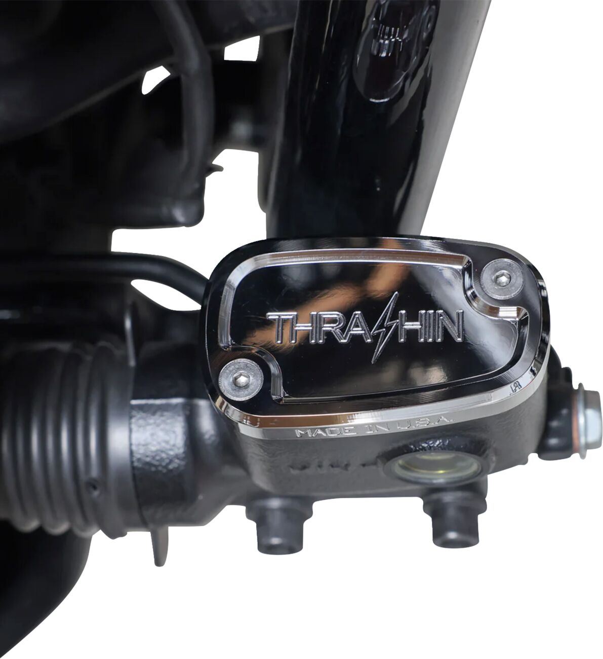 Thrashin Supply Master Cylinder Cover For Harley Davidson FLFBS 18-25 TSC-3177-3