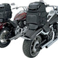 Saddlemen BR1800 Backseat Sissy Bar Bags 1800 In Rain Cover Backpack 3515-0113