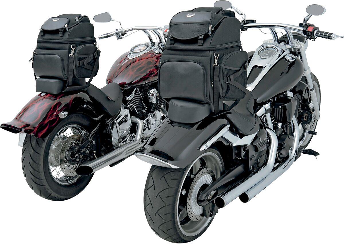 Saddlemen BR1800 Backseat Sissy Bar Bags 1800 In Rain Cover Backpack 3515-0113