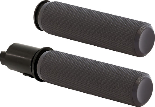 Arlen Ness Knurled Grips All Black For Harley Davidson FLHXSE 1977 23-24 500-050