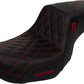 Saddlemen Honeycomb Step-Up Saddlehyde Seat Without Backrest For Harley Davidson FXDF 1690 SC80604RED