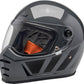 BILTWELL Lane Splitter Gray Motorcycle Helmet