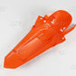 UFO REAR FENDER W/PINS KTM EXC ORANGE KT04081-127