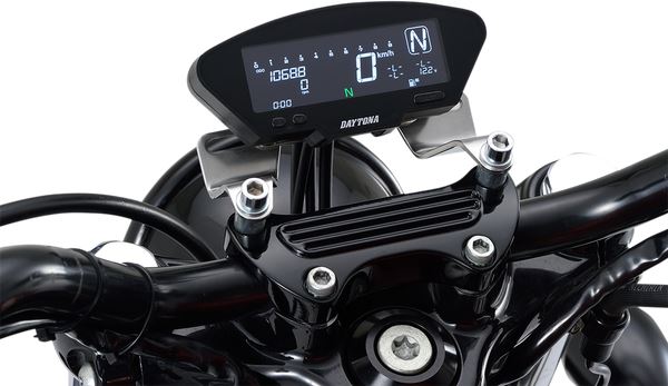 Daytona Waterproof Kit Black Housing Multifunctional Meter Speedometer 89363