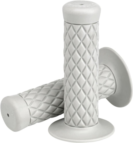 Biltwell Thruster 1″ Grips Kraton Rubber White To Fit Harley V-Twin