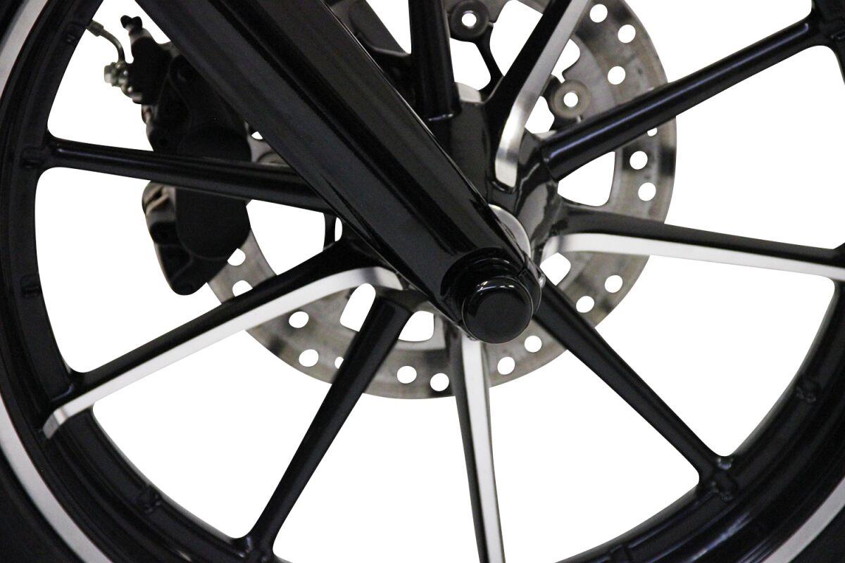 Cult Werk Axle Cover For Harley Davidson VRSCDX 1250 2002-2017 Black HD-UNI034