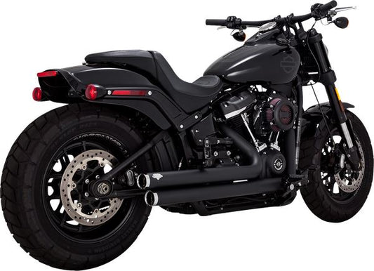 Vance & Hines Big Shots Staggered 2-into-2 Exhaust System For HD FLS 1690 86-17 47339