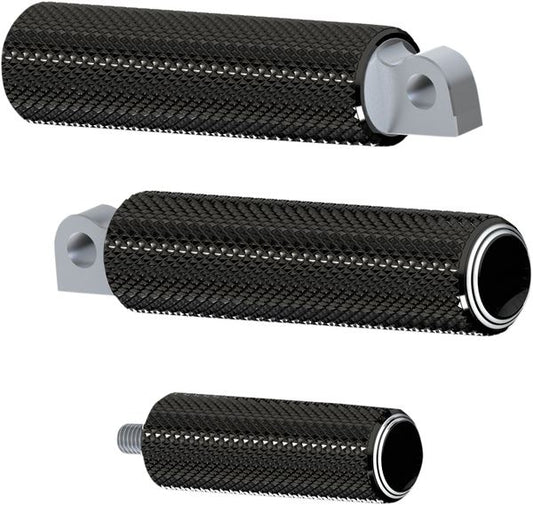 Arlen Ness Fusion Shift Peg Dual Ring Black Billet Aluminum Rubber 07-936