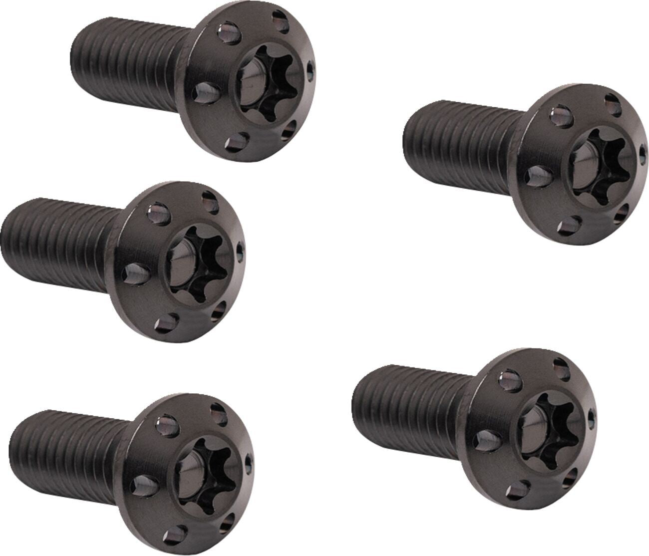 Arlen Ness Holeshot Brake Rotor Bolt Kit Black 5 Pack Hub Mount 300-913