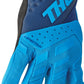 THOR Youth Spectrum MX Motorcross Gloves Blue/Navy 2023 Model