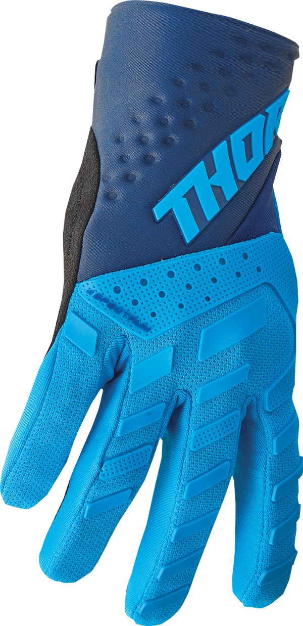 THOR Youth Spectrum MX Motorcross Gloves Blue/Navy 2023 Model