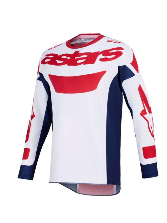 ALPINESTARS Racer Riway Jersey WH/BLUE/RED 2025 Model