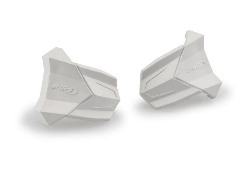 PUIG Rubber End For Frame Sliders R19 White Universal 3148B