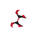 PUIG Radikal Yoke Protector Red for Yamaha XJ6/Diversion/F/SP 09-16 6910R
