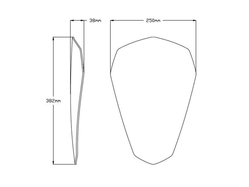 PUIG Sport Screen Black for Yamaha Tracer 7/GT/700/700 GT 20-25 20433N