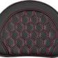 Saddlemen Contoured Sissy Bar Pad Black Red Saddlehyde 051319004