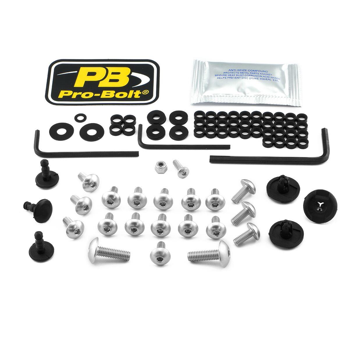 Pro Bolt Aluminium Fairing Bolt Kit For Aprilia RSV4 1000 RF 2015-2018 FOAP210S