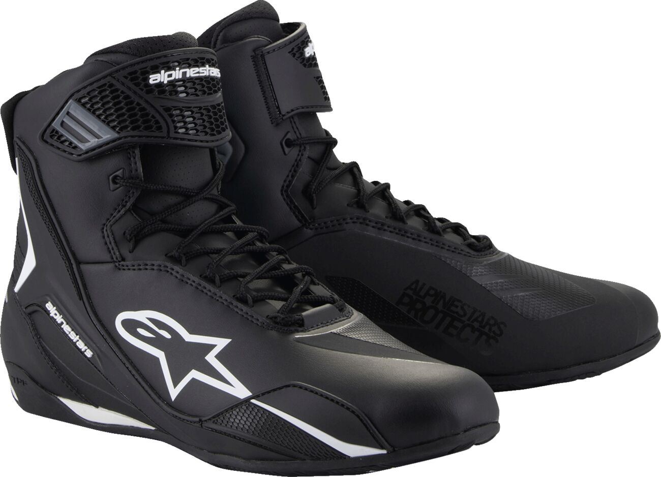 ALPINESTARS Faster-4 Shoes Black/White