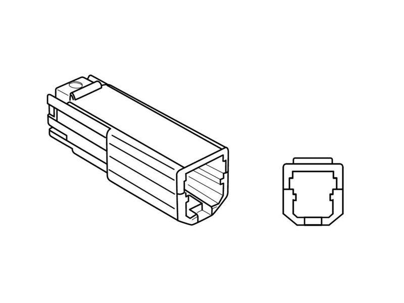 Puig Indicator Connector Lead 300mm Black 21541V