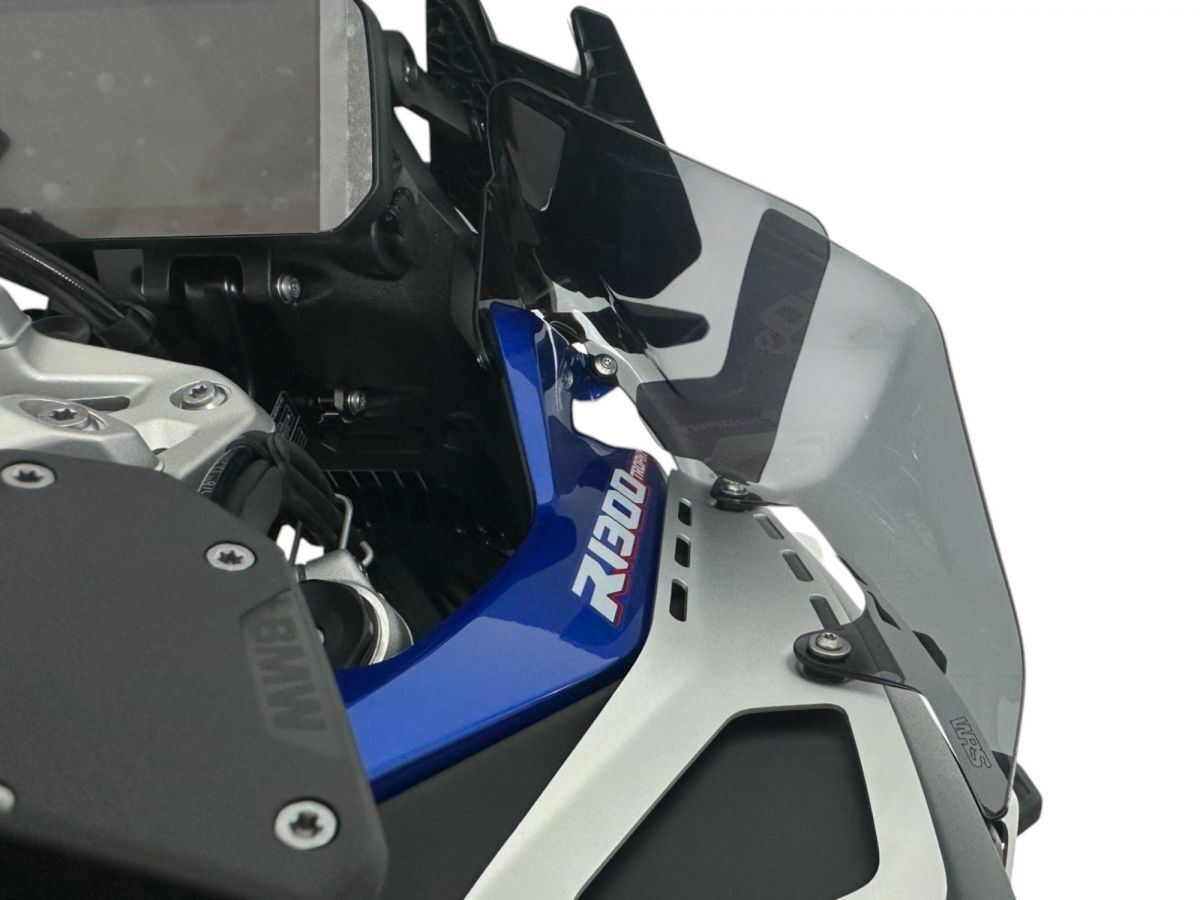 WRS Side Deflectors Standard For BMW R1300GS Adventure Dark Smoke Bm111fs