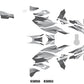 UNIRACING Decal Kit R1250GS Adventure BLUE K50853