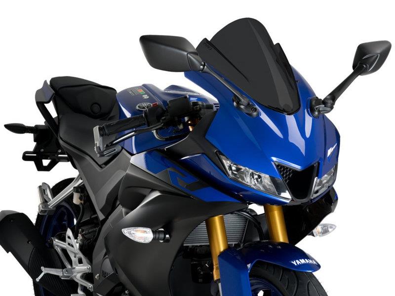 PUIG Z-Racing Screen Dark Smoke for Yamaha YZF 125 R 19-22 3619F