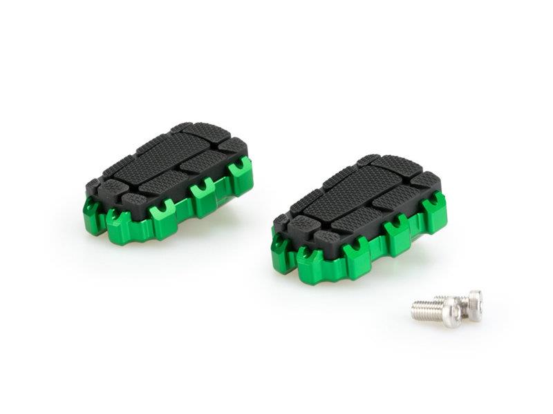 Puig Enduro 2 Footpegs Green 1432W