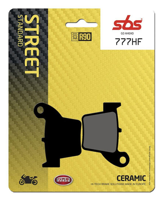 Sbs HF Street Ceramic Organic Brake Pads For Megelli Sport 125 R 2009-2022 777HF