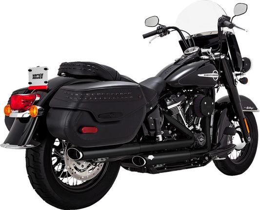 Vance & Hines Twin Slash Slip-On Mufflers For HD FLHC 1750 18-22 46379