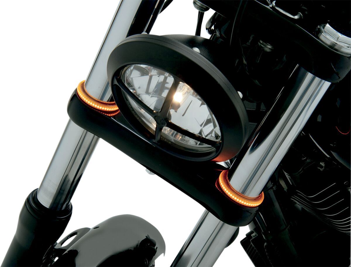 Custom Dynamics TruWRAP 360° LED Fork Lights Harley Davidson FLSB 1750 21 TW56AA