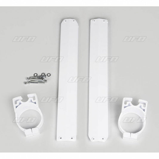 UFO FORK SLIDER PROTECTORS YAMAHA YZ125/250/360 WHITE YA02821-046