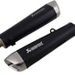 Akrapovic Slip-On Line Muffler TI Black For Triumph Street Twin 900 16-20 S-T9SO2-HCQTBL