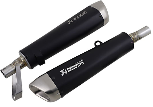Akrapovic Slip-On Line Muffler TI Black For Triumph Street Twin 900 16-20 S-T9SO2-HCQTBL