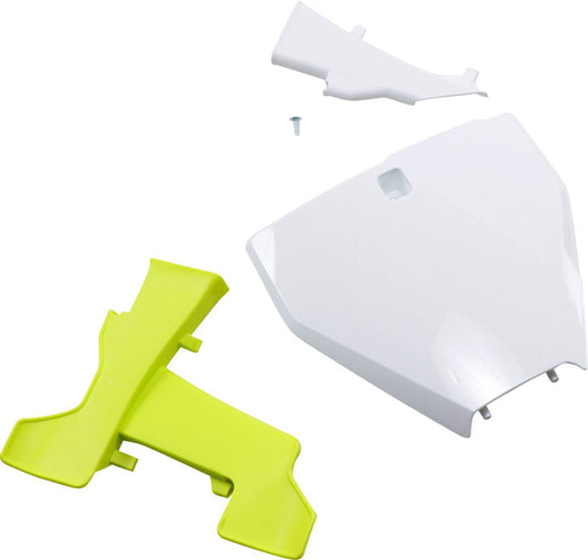 UFO Front Plate W/Guide For Husqvarna TC/FC 450 16-22 White HU03395-041