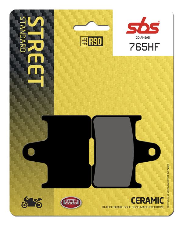 Sbs HF Street Ceramic Organic Brake Pads For Suzuki GSX 1400 2001-2007 765HF