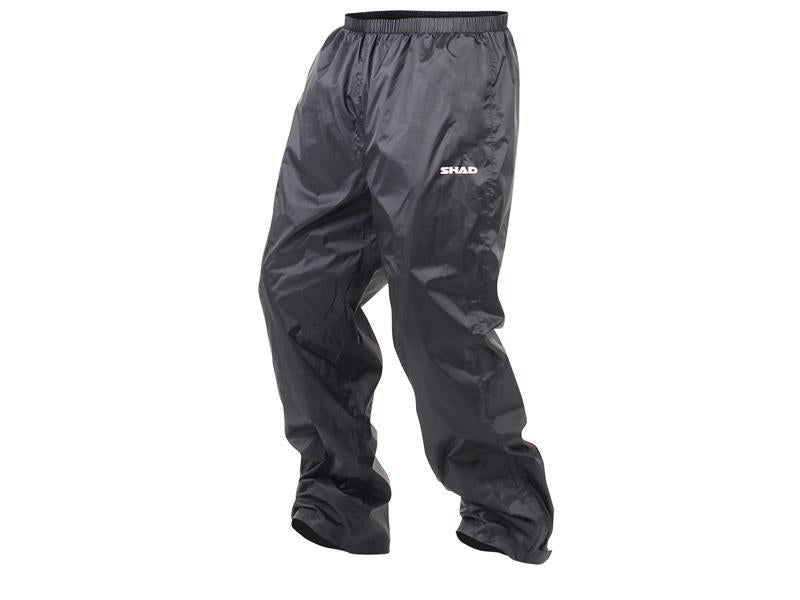 SHAD 100% Waterproof Black Rain Trousers - Large X0SR20L