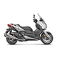 Akrapovic Slip-On Line Muffler Scooter SS/CF For Yamaha YP 400 R 18-20 S-Y4SO18-HRAASS
