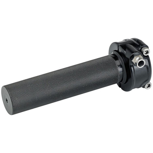 Biltwell Cast Whiskey Throttle 1" Single - Black For V-Twin Motorcycle