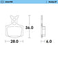 Moto-Master Racing GP SinterPRO Offroad Brake Pads For KTM SX 50 2023-2027 82812