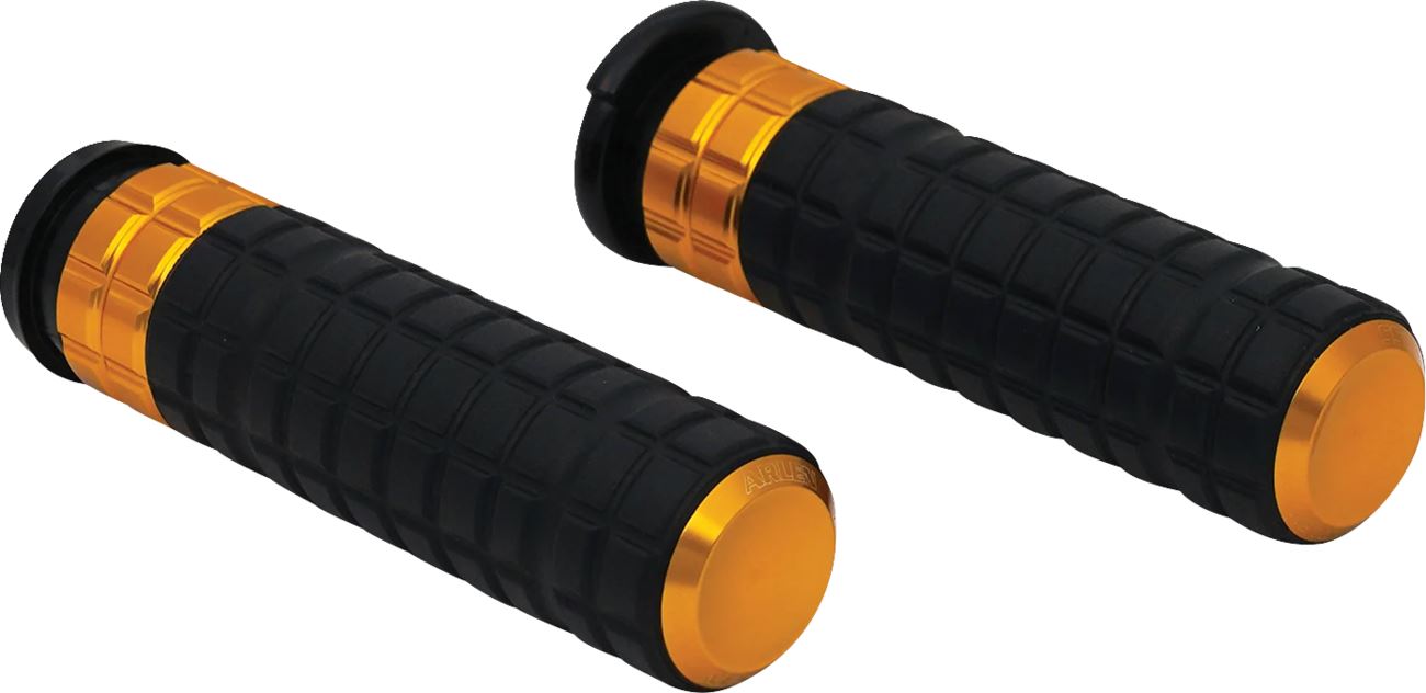 Arlen Ness SpeedLiner Grips Gold For Harley Davidson XL 883 N 81-22 500-018
