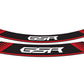Puig Wheel Rim Stickers Red 21386O