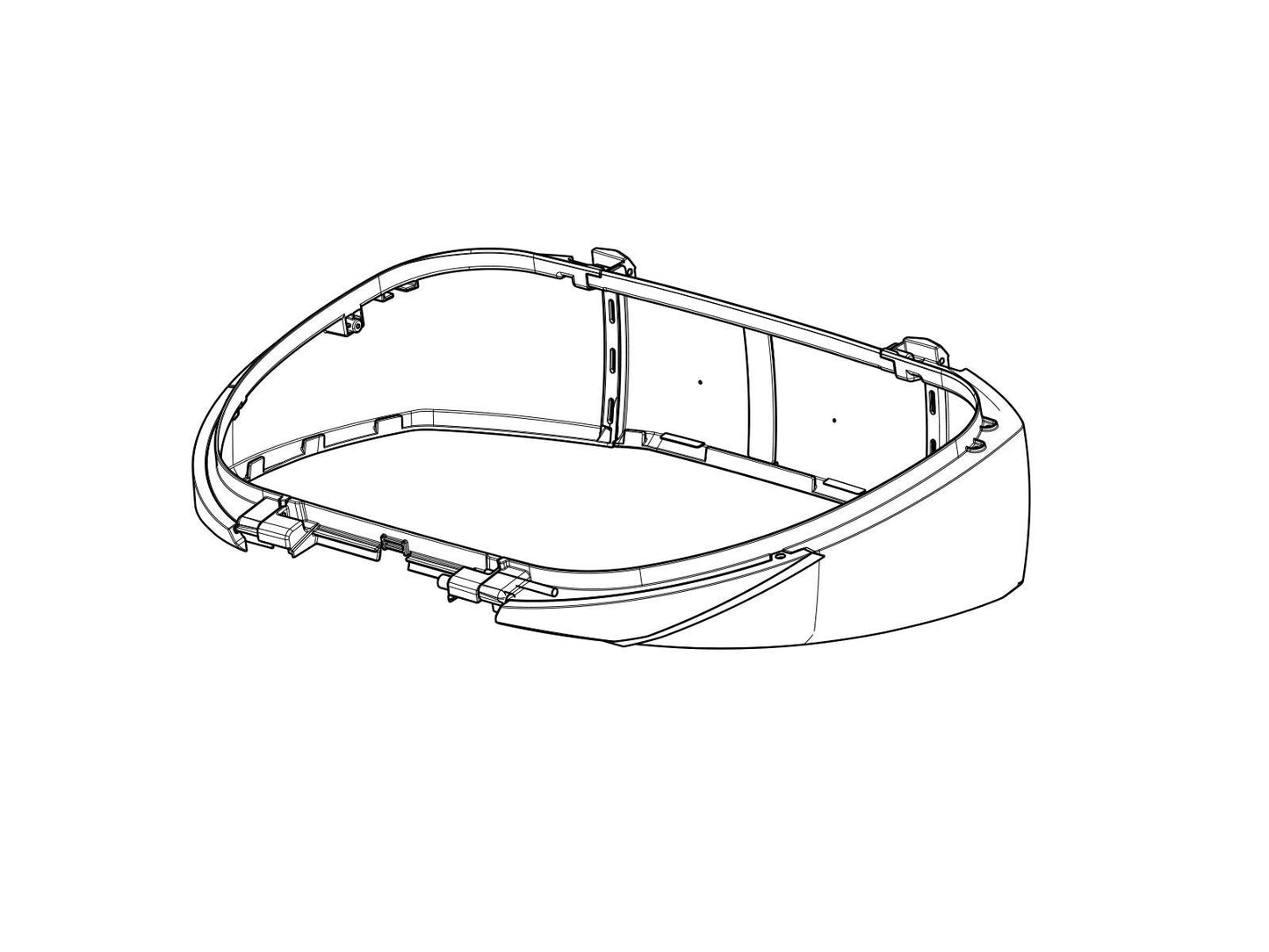 SHAD Replacement Frame - SH58X/SH59X D1B59EMR