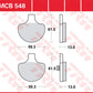 Trw All Round Sintered Metal Brake Pads For Harley FLSTSB 1584 1984-2011 MCB548