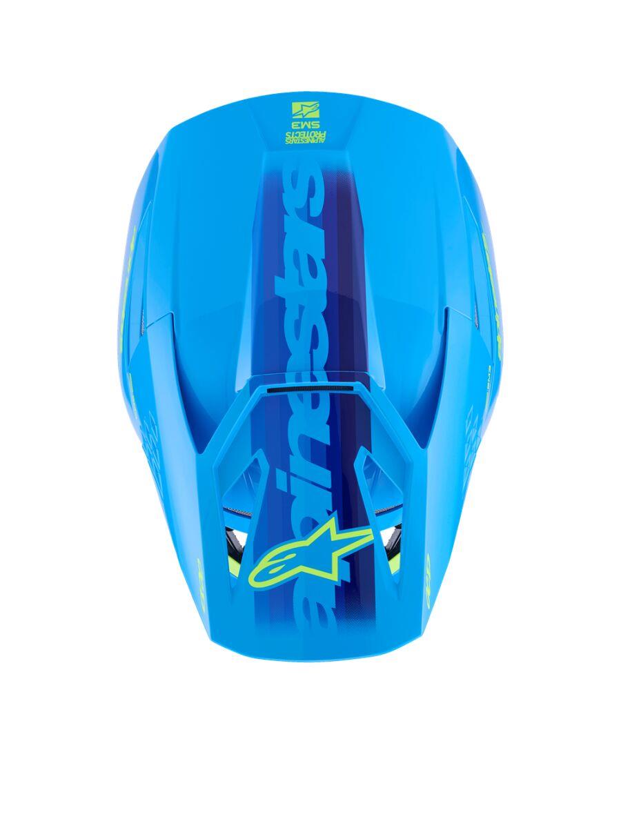 ALPINESTARS SM3 Force Helmet CYAN 2025 Model