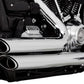 Vance & Hines Shortshots Staggered Exhaust System Chrome For HD FXBR 1923 18-24 17335