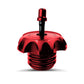 Heinz Bikes Performance Vented Gas Caps Black Red HB-PVGC-R