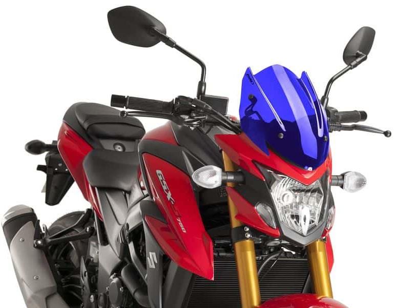 PUIG New Generation Sport Screen Blue for Suzuki GSX S 750 17-21 9435A