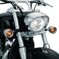 Kuryakyn Deep-Dish Bezels w/ Lens And Bulb For Honda VT 750 C 2002-2022 KUR2270