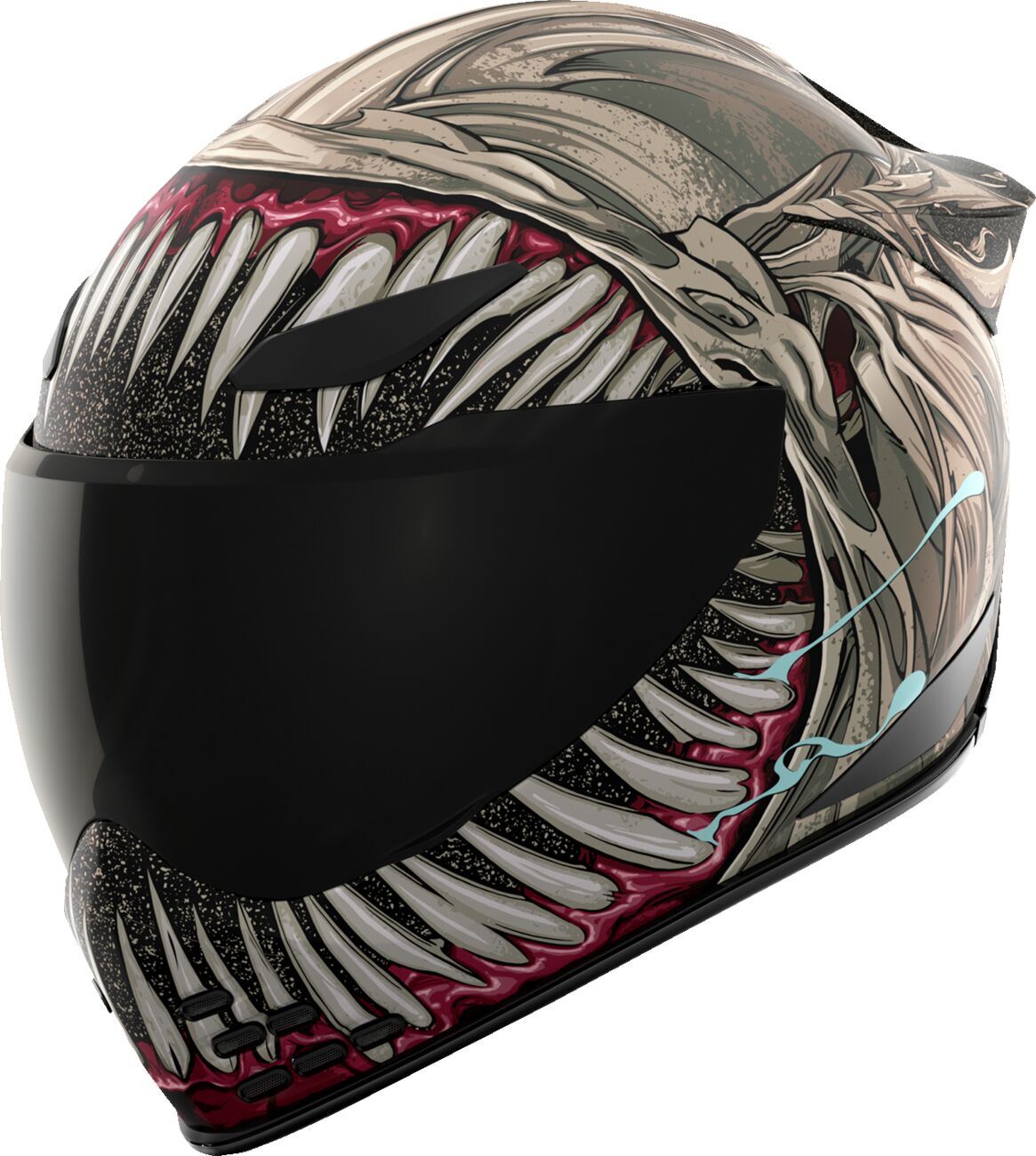 ICON Domain™ Grand Maw Gray Motorcycle Helmet